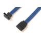 ADAPTEC ACK-7P-7P-SATA-RTCN-.5M SERIAL ATA CABLE 7PIN TO 7PIN RIGHT ANGLED CONNECTOR TO STRAIGHT CON [P/N 1998500]