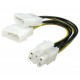 DATAPRO PCI EXPRESS 6 PIN GRAPHICS CARD POWER CABLE 15CM [04DTP0051]