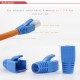 DATAPRO CAT6A OR CAT7 RUBBER STRAIN RELIEF BOOT RJ45 MOULDED BOOT 8.5MM DIAMETRE BLUE COLOUR SINGLE [P/N 04DTP0346]