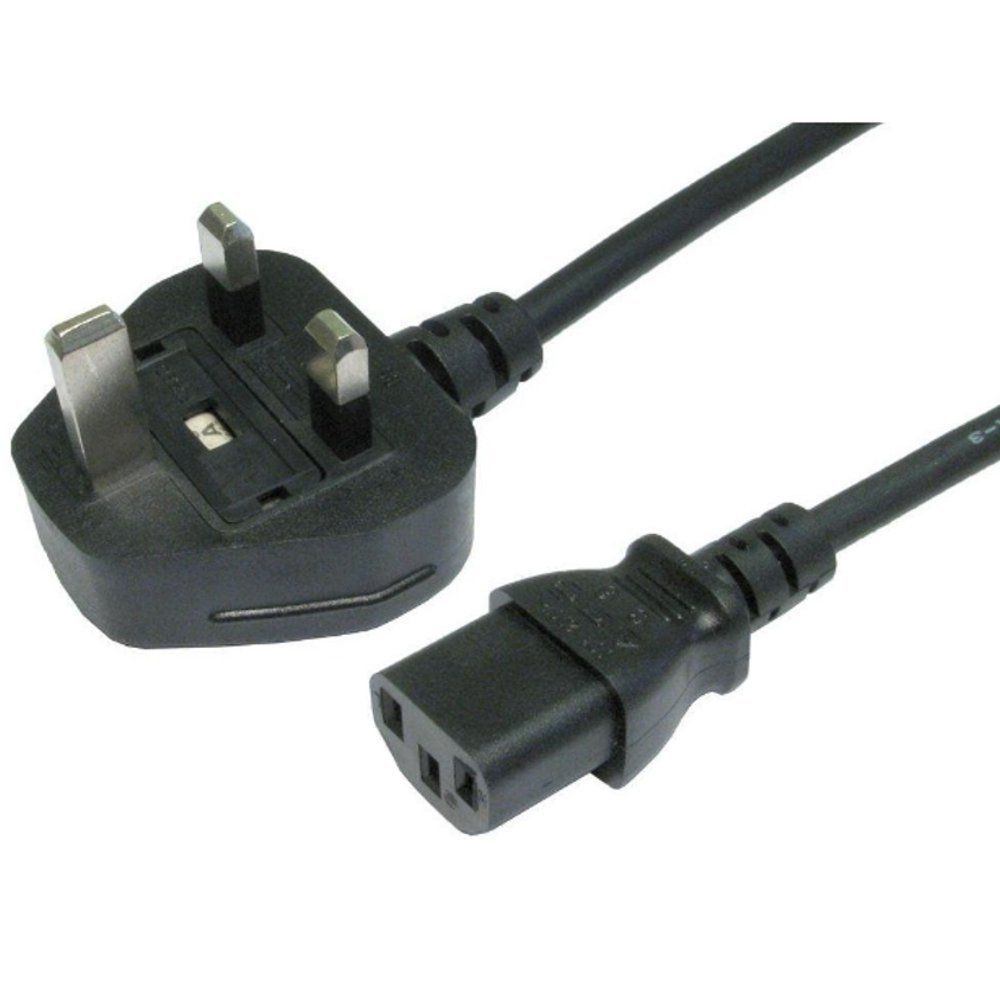 DATAPRO UK 3M MAINS LEAD 10A MOULDED PLUG IEC [P/N 04DTP0987]