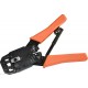 HEAVY DUTY RJ45 RATCHET CRIMP TOOL 8/8 HT-2008R ORANGE HANDLES [04DTP1342]