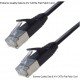 DATAPRO 20M FLAT BLACK CAT6A SSTP PATCH CORD CABLE SNAGLESS FULL COPPER DATA AND A/V [04DTP3299]