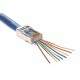 DATAPRO EZ-RJ45 SHIELDED CRIMP PLUG FOR CAT5E OR CAT6 UTP OR SHIELDED NETWORK CABLE [04DTP2344]