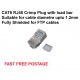 DATAPRO FTP CAT6 RJ45 PLUG SHIELDED WITH 1.2MM CABLE HOLE AND LOAD BAR GOLD PLATED [04DTP5640]
