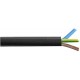 500M WOOD REEL MAINS CABLE 2183Y 0.50MM BLACK [04DTP7191]