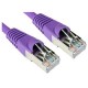 DATAPRO 10M VIOLET CAT6A SSTP LSOH/LSZH PATCH CORD CABLE SNAGLESS FULL COPPER [04DTP7775]