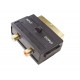 SWITCHED SCART PLUG TO 2 GOLD PLATED PHONO SOCKETS [P/N 04DTP8647]