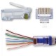 DATAPRO EZ-RJ45 CRIMP PLUG FOR CAT6 UTP NETWORK CABLE - ALSO WORKS WITH CAT5E [04DTP9034]