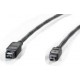 ROLINE IEEE1394B BLACK FIREWIRE 800 CABLE 4/9PIN 1.8M [P/N 11.02.9718]