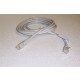 GREY 3 METRE CAT 6 RJ45 SHIELDED CABLE WITH BOOTS [P/N 04ASL2562]
