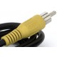 PHONO MALE TO PHONO MALE COMPOSITE RCA VIDEO CABLE FOR PC OR MAC 6' OEM [P/N 6110004400]