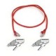 RED 3 METRE CAT 6 RJ45 SHIELDED CABLE WITH BOOTS [P/N 04ASL4663]