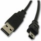 USB 1.1 / USB 2.0 A MALE CABLE TO MINI B MALE 5 PIN CABLE 2M LONG [P/N 04ASL4901]