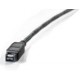 ROLINE IEEE1394B BLACK FIREWIRE 800 CABLE 9/9 PIN 1.8M [P/N 11.02.9518]