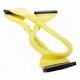 YELLOW ROUND ATA-133 DATA CABLE 48CM 3 HEADERS RETAIL PACKED ROUND CABLE YELLOW