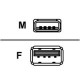 BELKIN PRO SERIES - USB EXTENDER - 4 PIN USB TYPE A (M) - 4 PIN USB TYPE A (F) - 3.1 M [P/N F3U134B10]