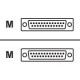 BELKIN GENDER CHANGER ADAPTOR BLOCK DB25 M/M DB25P/DB25P [P/N F4A252B]