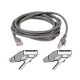 BELKIN 1M PATCH CABLE CAT 5 RJ45 MOULDED SNAGLESS GREY [P/N A3L791B01M-S]