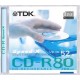 PACK OF 10X TDK 80M SPEED-X CDR IN JEWEL CASES 52X WRITE COMPATIBLE [P/N CD-R80JCA-D]