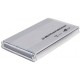 2.5" EXTERNAL SILVER ALUMINIUM USB 2.0 2.5" HDD ENCLOSURE FOR IDE / SATA NOTEBOOK DRIVES [P/N 11ASL8534]