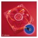 AKASA AKASA CRYSTAL RED LED 8CM FAN RPM [P/N AK-170CR-4RDBSC]