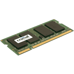 CRUCIAL 256MB 200-PIN SODIMM DDR DDR2 PC3200 [P/N CT3264AC40E]
