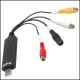 EASYCAP USB 2.0 VIDEO TV DVD VHS CAPTURE ADAPTER RETAIL [P/N 34ASL3264]