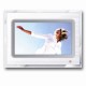 CIBOX 7" DIGITAL PHOTO FRAME WITH WHITE, SILVER, BLACK BEZELS, WIDESCREEN, CALENDAR & CLOCK FUNCTIONS RETAIL [P/N C-107]