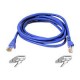 BELKIN SNAGLESS CAT6 PATCH CABLE 4PAIRRJ45M/M 3MS BLUE IN [P/N A3L980B03M-BLUS]