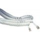 5 METRE REPLACEMENT HANDSET TO BASE UNIT CORD CURLY RJ11 BOTH ENDS [P/N BT5M]