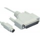 MAC 8PIN MINI TO DB25M MODEM CABLE [P/N MMC]