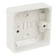 BACK BOXES FOR 27MM DEEP RJ45/2PT/FPLT WHITE SURFACE MOUNT [P/N RJ45/BACKBOX]