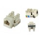 ONE X RJ45 KEYSTONE JACK CLIP IN FOR SWISH FACEPLATES [RJ45KEYSTONE]